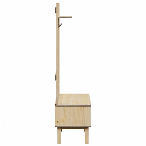 vidaXL Hall Unit OTTA 50x40x160 cm Solid Wood Pine