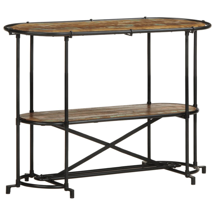 vidaXL Console Table 110x42x76 cm Solid Wood Reclaimed