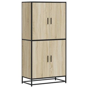 vidaXL Highboard Sonoma Oak 68x35x139 cm Engineered Wood