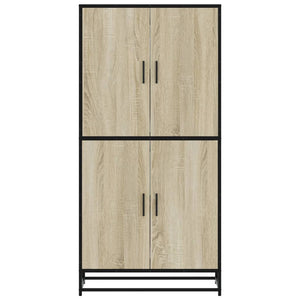 vidaXL Highboard Sonoma Oak 68x35x139 cm Engineered Wood