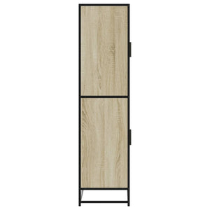 vidaXL Highboard Sonoma Oak 68x35x139 cm Engineered Wood