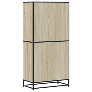 vidaXL Highboard Sonoma Oak 68x35x139 cm Engineered Wood