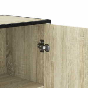 vidaXL Highboard Sonoma Oak 68x35x139 cm Engineered Wood