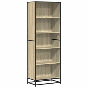 vidaXL Bookcase Sonoma Oak 60x35x170.5 cm Engineered Wood