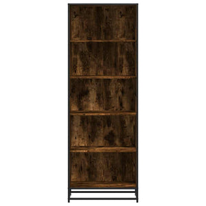 vidaXL Bookcase Smoked Oak 60x35x170.5 cm Engineered Wood