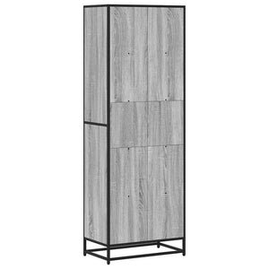 vidaXL Bookcase Grey Sonoma 60x35x170.5 cm Engineered Wood