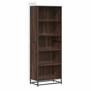 vidaXL Bookcase Brown Oak 60x35x170.5 cm Engineered Wood