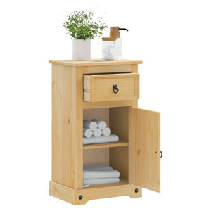 vidaXL Bathroom Cabinet Corona 45x33x80 cm Solid Wood Pine