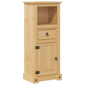 vidaXL Bathroom Cabinet Corona 45x33x110 cm Solid Wood Pine