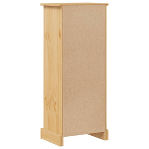 vidaXL Bathroom Cabinet Corona 45x33x110 cm Solid Wood Pine