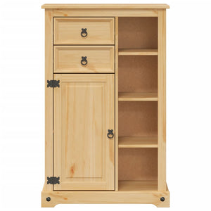 vidaXL Bathroom Cabinet Corona 70x33x110 cm Solid Wood Pine