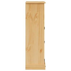 vidaXL Bathroom Cabinet Corona 70x33x110 cm Solid Wood Pine