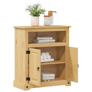 vidaXL Bathroom Cabinet Corona 70x33x80 cm Solid Wood Pine