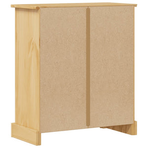 vidaXL Bathroom Cabinet Corona 70x33x80 cm Solid Wood Pine