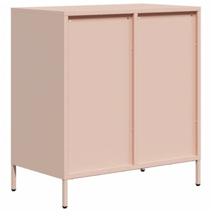 vidaXL Sideboard Pink 68x39x73.5 cm Cold-rolled Steel