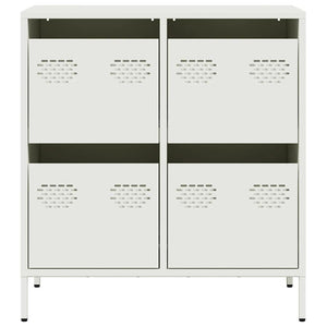 vidaXL Sideboard White 68x39x73.5 cm Cold-rolled Steel