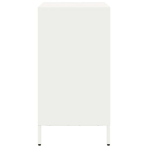 vidaXL Sideboard White 68x39x73.5 cm Cold-rolled Steel