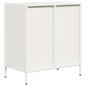 vidaXL Sideboard White 68x39x73.5 cm Cold-rolled Steel