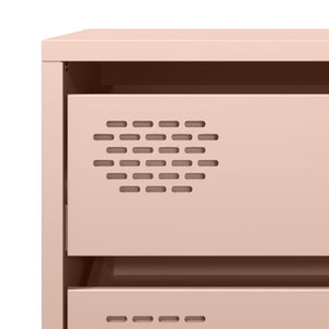 vidaXL Sideboard Pink 68x39x73.5 cm Cold-rolled Steel