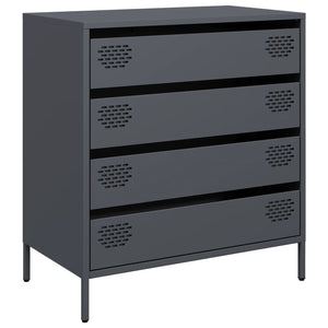 vidaXL Sideboard Anthracite 68x39x73.5 cm Cold-rolled Steel