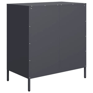 vidaXL Sideboard Anthracite 68x39x73.5 cm Cold-rolled Steel