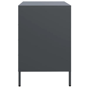 vidaXL Sideboard Anthracite 68x39x58.5 cm Cold-rolled Steel