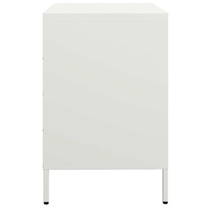 vidaXL Sideboard White 68x39x58.5 cm Cold-rolled Steel