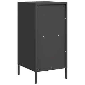 vidaXL Sideboard Black 35x39x73.5 cm Cold-rolled Steel