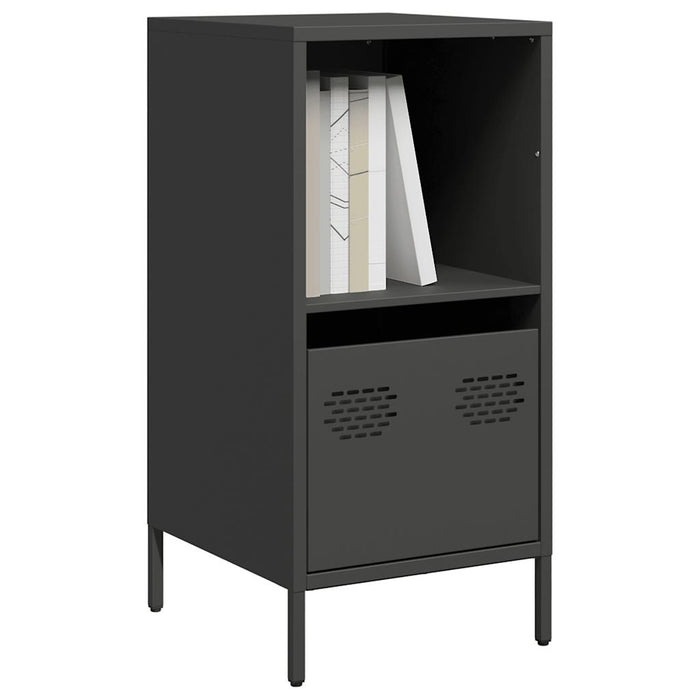 vidaXL Sideboard Black 35x39x73.5 cm Cold-rolled Steel