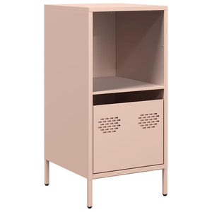 vidaXL Sideboard Pink 35x39x73.5 cm Cold-rolled Steel