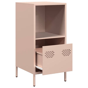 vidaXL Sideboard Pink 35x39x73.5 cm Cold-rolled Steel