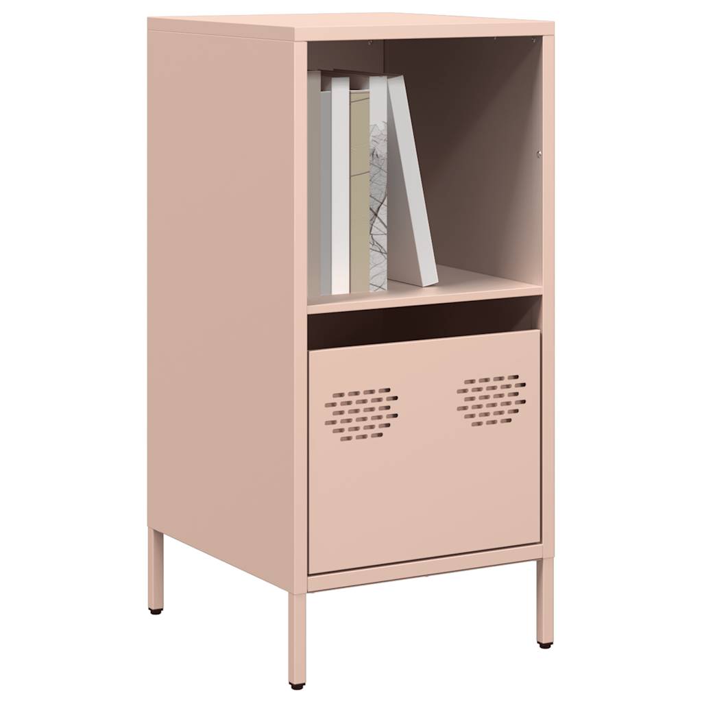 vidaXL Sideboard Pink 35x39x73.5 cm Cold-rolled Steel