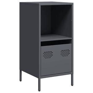 vidaXL Sideboard Anthracite 35x39x73.5 cm Cold-rolled Steel