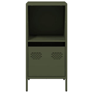 vidaXL Sideboard Olive Green 35x39x73.5 cm Cold-rolled Steel