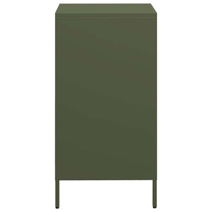 vidaXL Sideboard Olive Green 35x39x73.5 cm Cold-rolled Steel