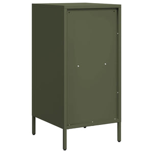 vidaXL Sideboard Olive Green 35x39x73.5 cm Cold-rolled Steel