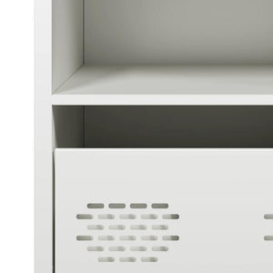 vidaXL Sideboard White 35x39x73.5 cm Cold-rolled Steel