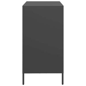 vidaXL Sideboard Black 68x39x73.5 cm Cold-rolled Steel