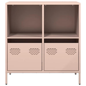 vidaXL Sideboard Pink 68x39x73.5 cm Cold-rolled Steel