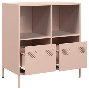 vidaXL Sideboard Pink 68x39x73.5 cm Cold-rolled Steel