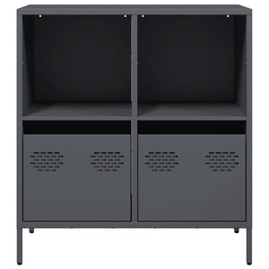 vidaXL Sideboard Anthracite 68x39x73.5 cm Cold-rolled Steel