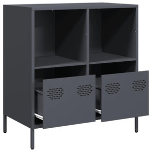 vidaXL Sideboard Anthracite 68x39x73.5 cm Cold-rolled Steel