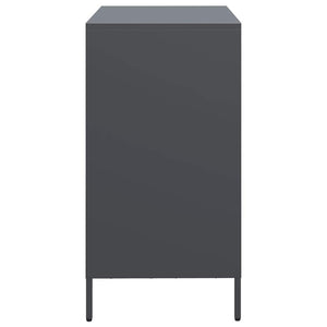 vidaXL Sideboard Anthracite 68x39x73.5 cm Cold-rolled Steel