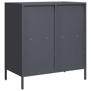 vidaXL Sideboard Anthracite 68x39x73.5 cm Cold-rolled Steel