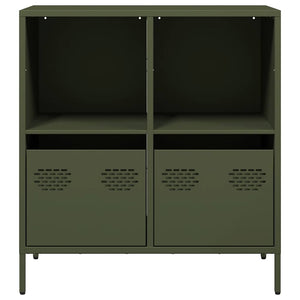 vidaXL Sideboard Olive Green 68x39x73.5 cm Cold-rolled Steel