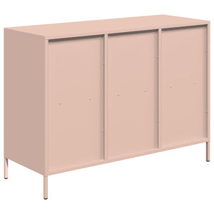 vidaXL Sideboard Pink 101.5x39x73.5 cm Cold-rolled Steel