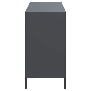 vidaXL Sideboard Anthracite 101.5x39x73.5 cm Cold-rolled Steel