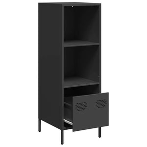 vidaXL Highboard Black 35x39x103.5 cm Steel