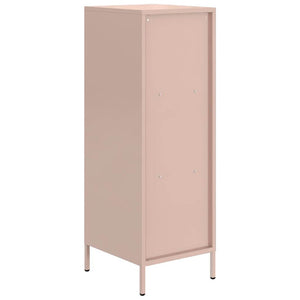 vidaXL Highboard Pink 35x39x103.5 cm Steel