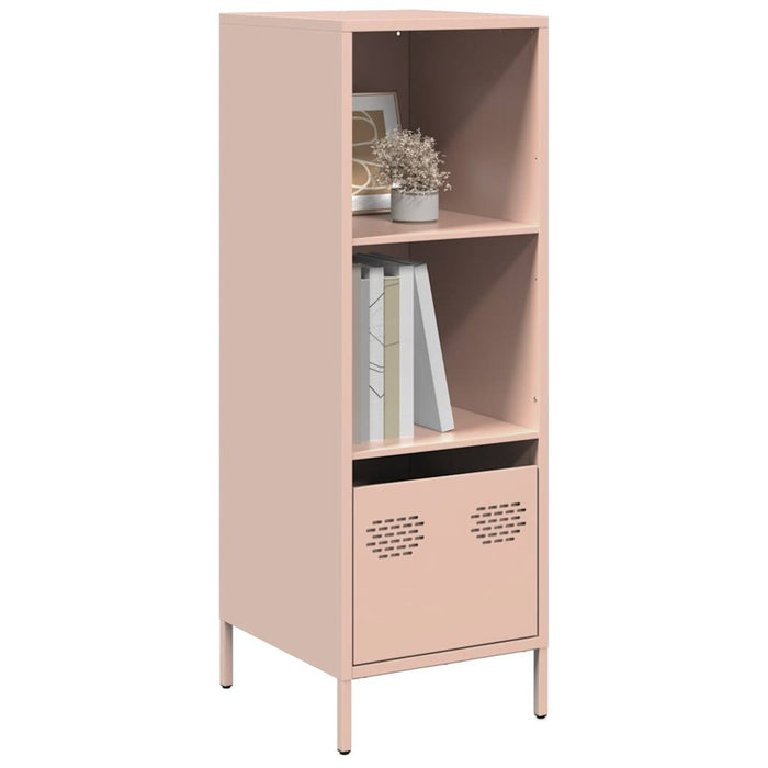 vidaXL Highboard Pink 35x39x103.5 cm Steel